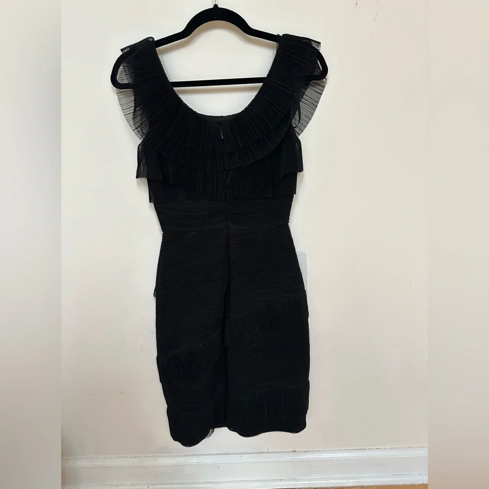 BCBGMAXAZRIA Briana Pleated Tulle bodycon dress - Picture 11 of 16
